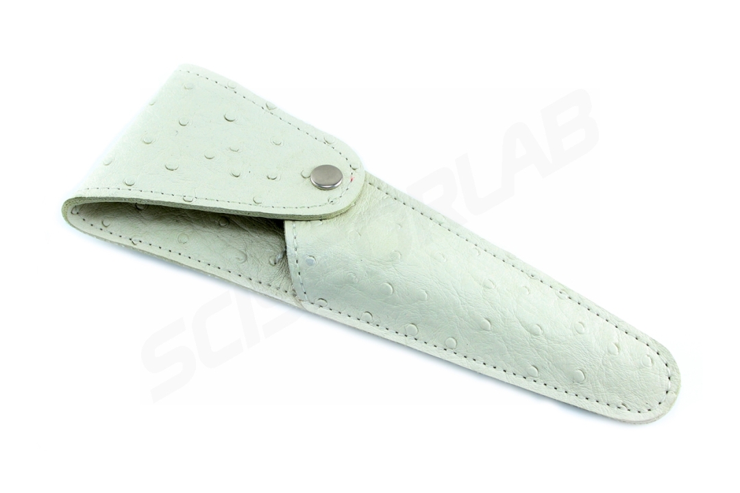 White Leather Sheath - Click Image to Close